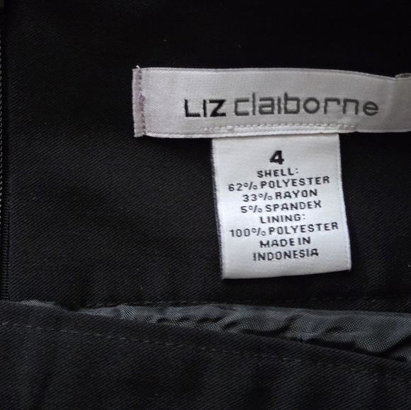 Liz Claiborne Black Size 4 Skirt - Picture 7 of 8